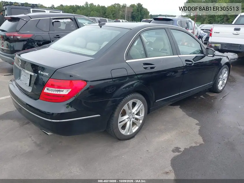 2014 MERCEDES C-KLASSE VIN WDDGF8AB1ER305513 — фото 4