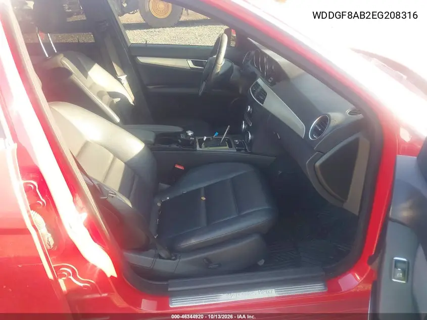 2014 MERCEDES C-KLASSE VIN WDDGF8AB2EG208316 — фото 5