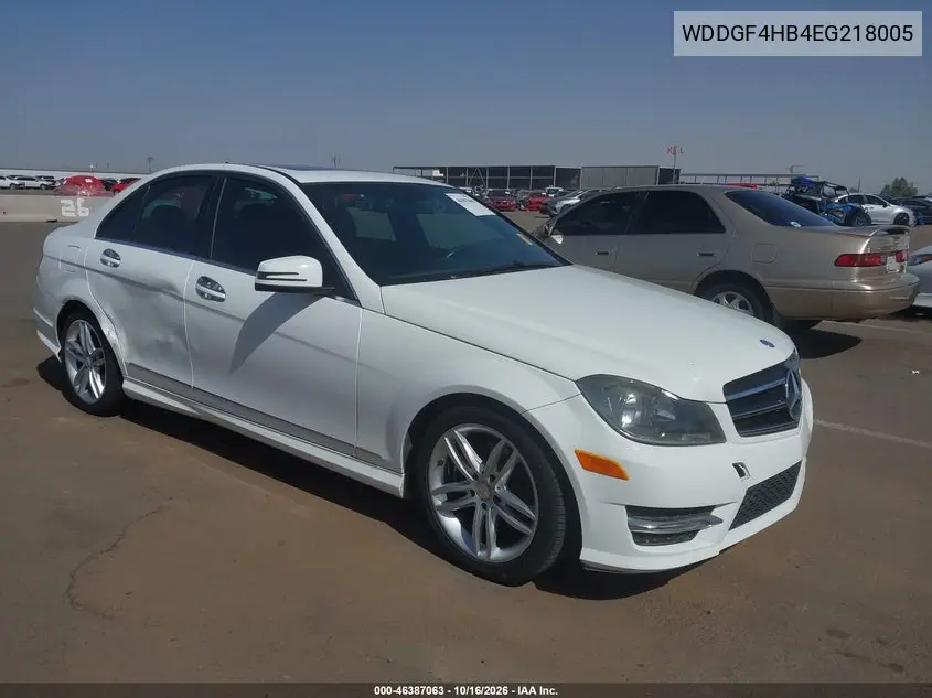 MERCEDES C-KLASSE 2014, VIN WDDGF4HB4EG218005