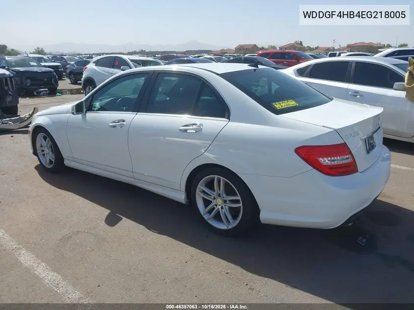 2014 MERCEDES C-KLASSE VIN WDDGF4HB4EG218005 — фото 3