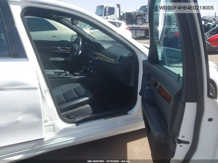 2014 MERCEDES C-KLASSE VIN WDDGF4HB4EG218005 — фото 5