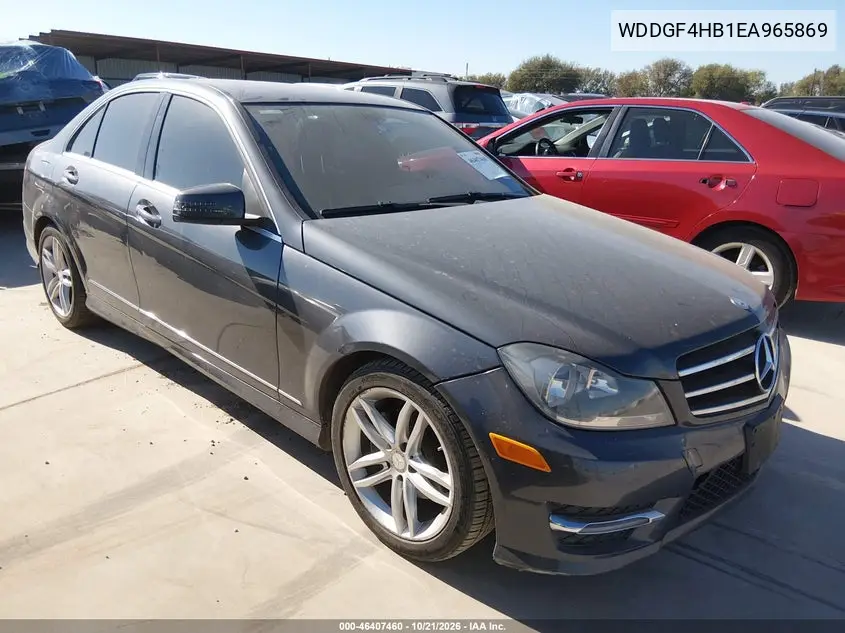 MERCEDES C-KLASSE 2014, VIN WDDGF4HB1EA965869