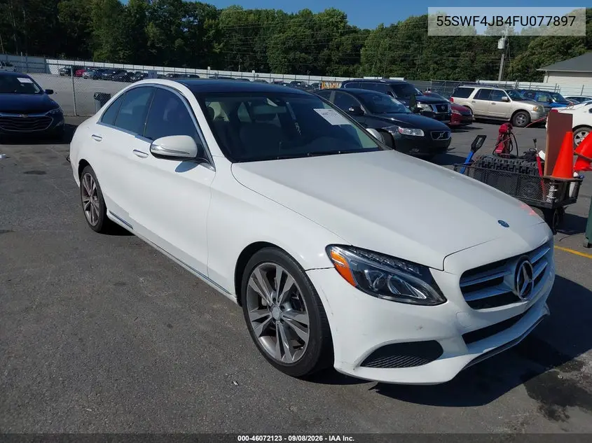 MERCEDES C-KLASSE 2015, VIN 55SWF4JB4FU077897