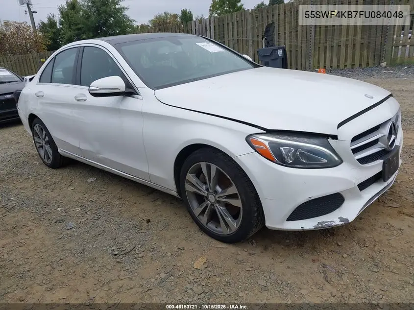 MERCEDES C-KLASSE 2015, VIN 55SWF4KB7FU084048