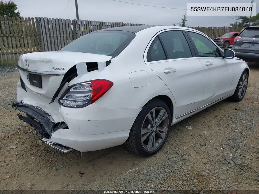 2015 MERCEDES C-KLASSE VIN 55SWF4KB7FU084048 — фото 4