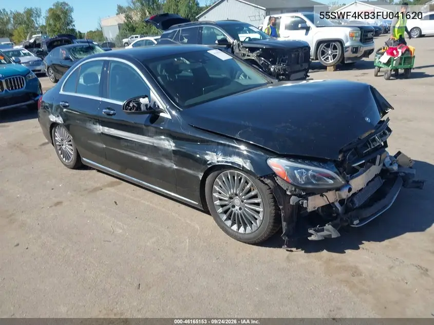 MERCEDES C-KLASSE 2015, VIN 55SWF4KB3FU041620