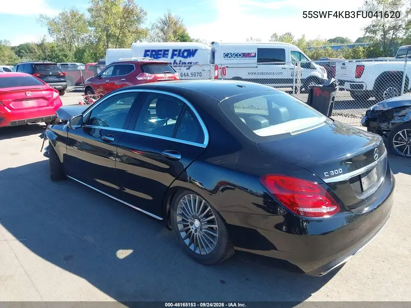 2015 MERCEDES C-KLASSE VIN 55SWF4KB3FU041620 — фото 3