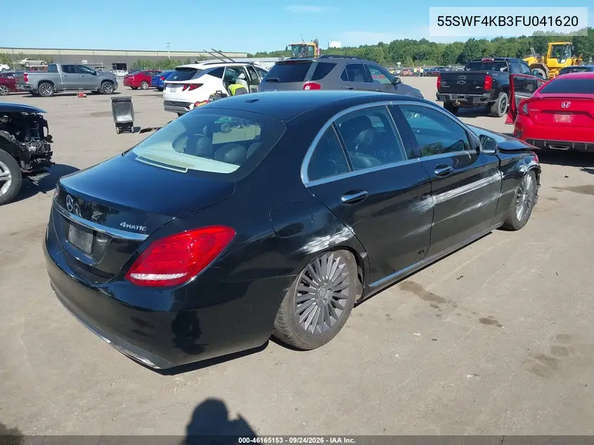 2015 MERCEDES C-KLASSE VIN 55SWF4KB3FU041620 — фото 4