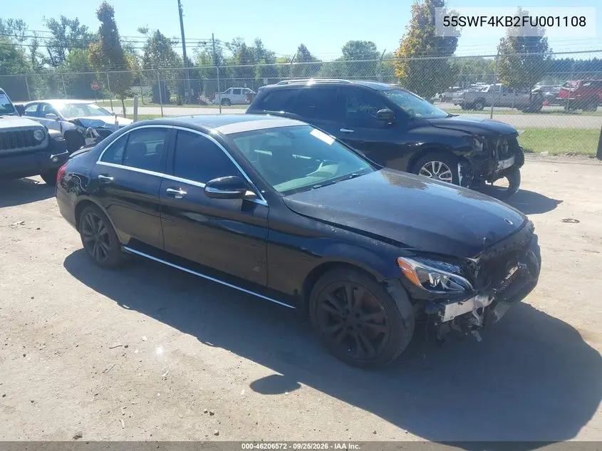 MERCEDES C-KLASSE 2015, VIN 55SWF4KB2FU001108