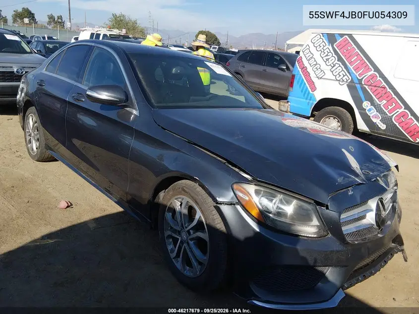 MERCEDES C-KLASSE 2015, VIN 55SWF4JB0FU054309