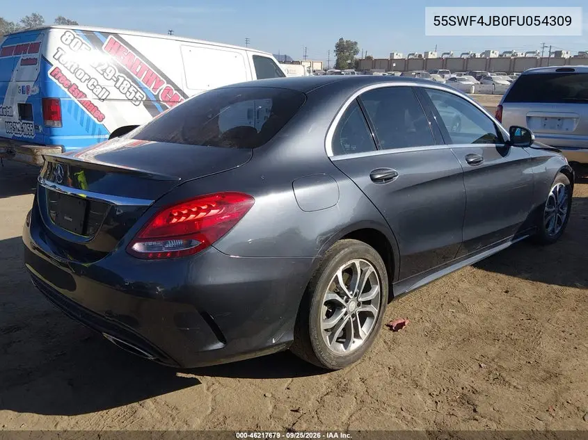 2015 MERCEDES C-KLASSE VIN 55SWF4JB0FU054309 — фото 4
