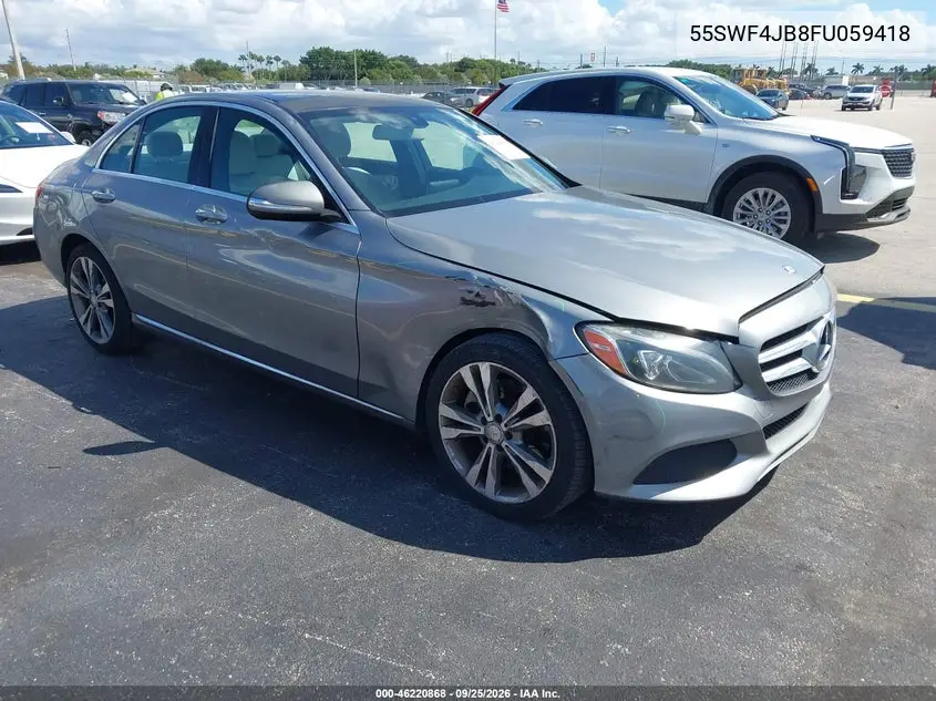MERCEDES C-KLASSE 2015, VIN 55SWF4JB8FU059418