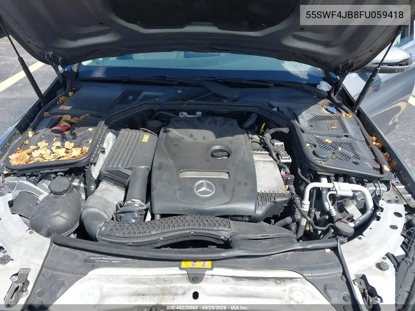 2015 MERCEDES C-KLASSE VIN 55SWF4JB8FU059418 — фото 10