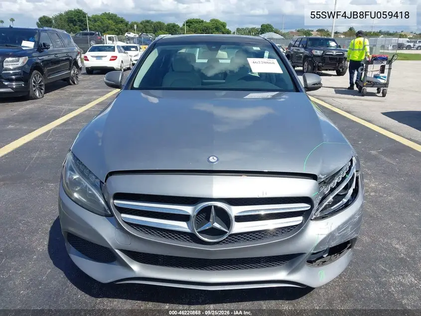 2015 MERCEDES C-KLASSE VIN 55SWF4JB8FU059418 — фото 12