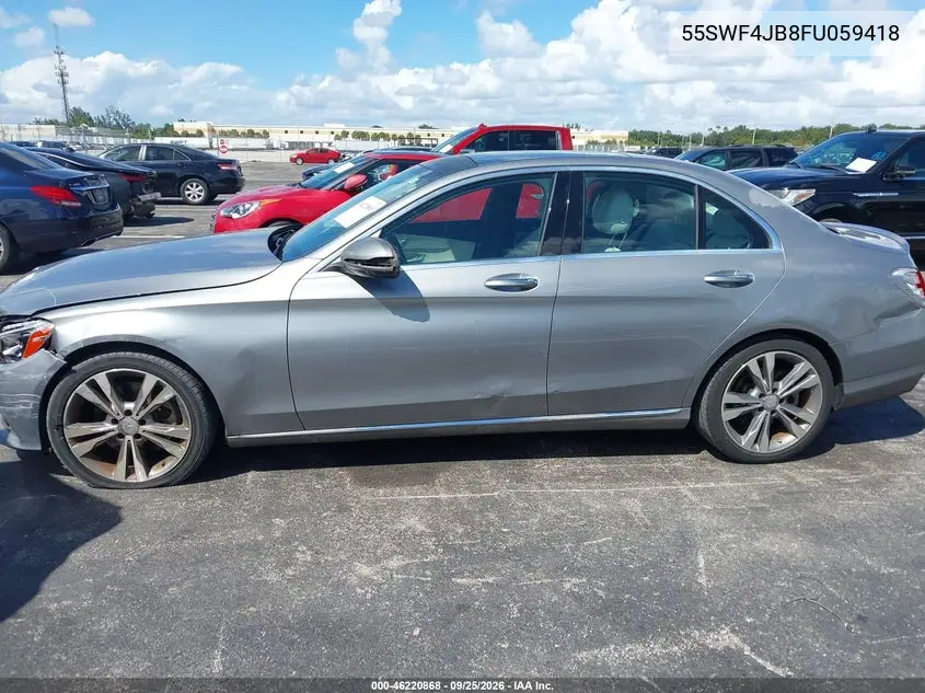 2015 MERCEDES C-KLASSE VIN 55SWF4JB8FU059418 — фото 14