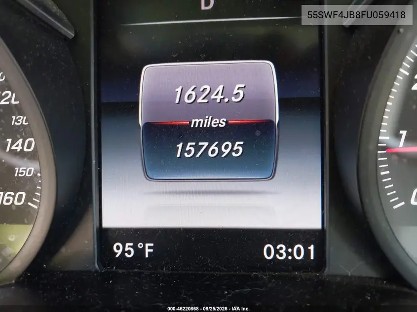 2015 MERCEDES C-KLASSE VIN 55SWF4JB8FU059418 — фото 15