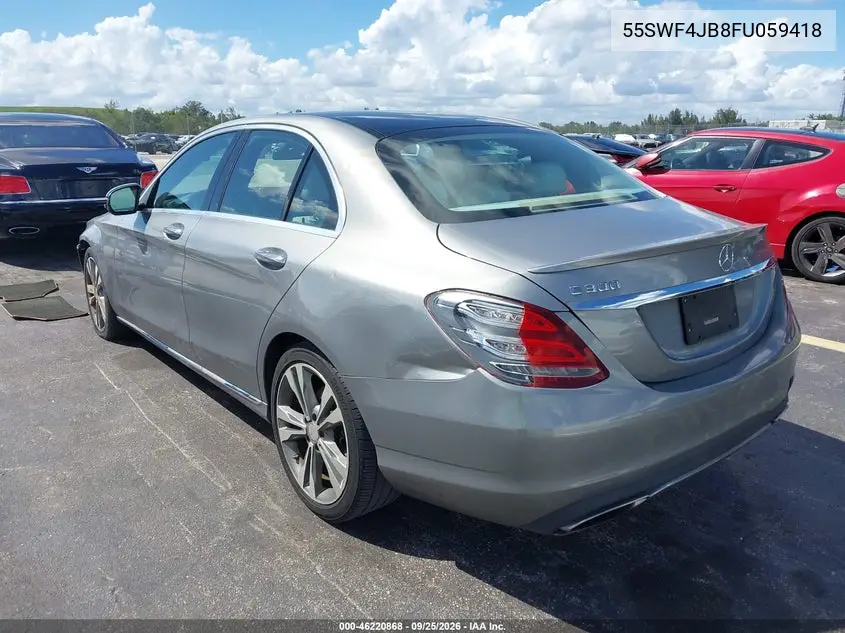 2015 MERCEDES C-KLASSE VIN 55SWF4JB8FU059418 — фото 18