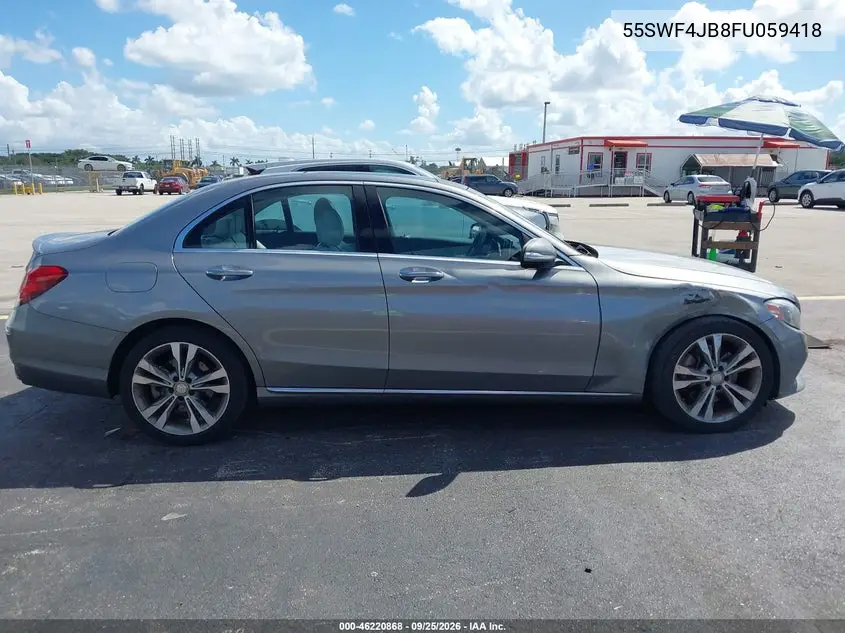 2015 MERCEDES C-KLASSE VIN 55SWF4JB8FU059418 — фото 19