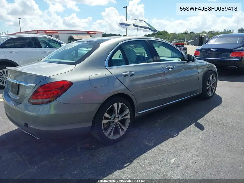 2015 MERCEDES C-KLASSE VIN 55SWF4JB8FU059418 — фото 20