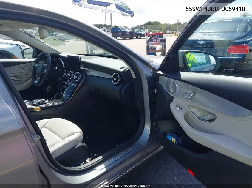 2015 MERCEDES C-KLASSE VIN 55SWF4JB8FU059418 — фото 5
