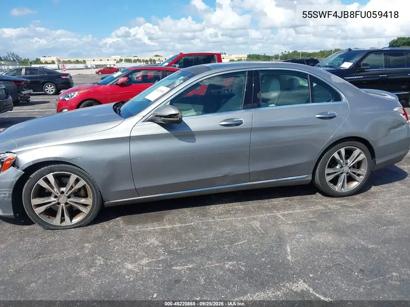 2015 MERCEDES C-KLASSE VIN 55SWF4JB8FU059418 — фото 6