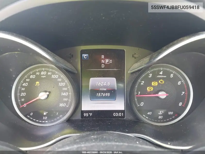 2015 MERCEDES C-KLASSE VIN 55SWF4JB8FU059418 — фото 7