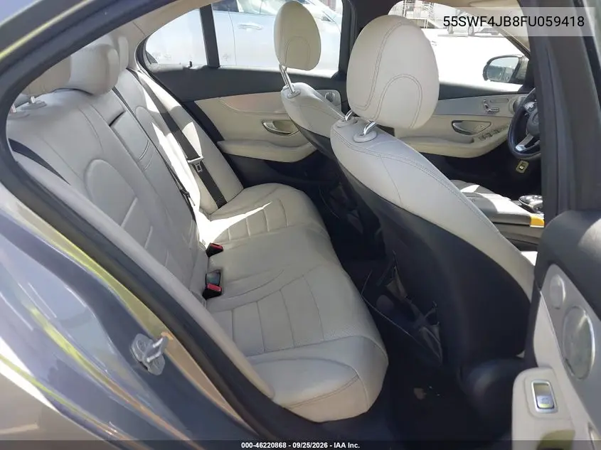 2015 MERCEDES C-KLASSE VIN 55SWF4JB8FU059418 — фото 8