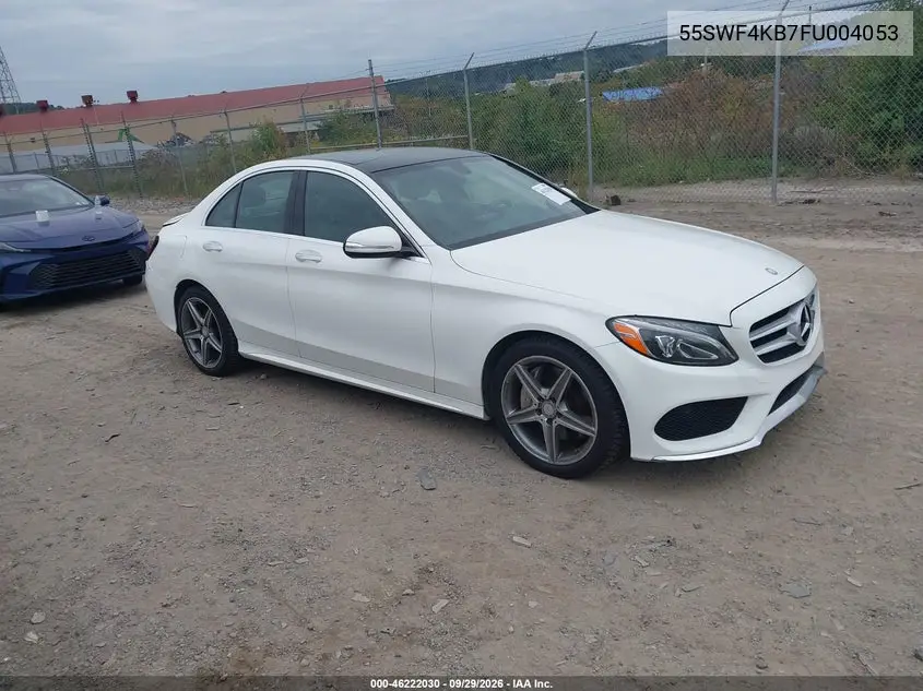 MERCEDES C-KLASSE 2015, VIN 55SWF4KB7FU004053