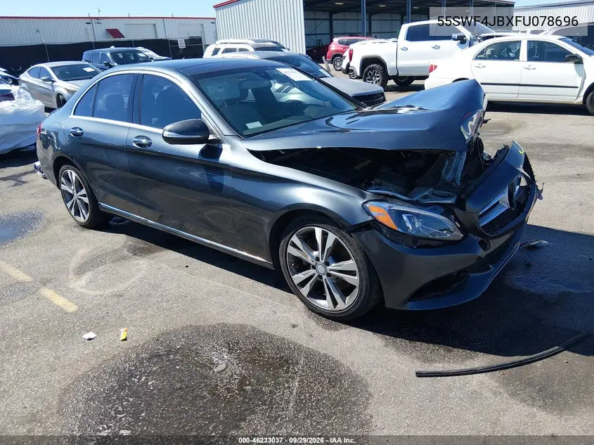 MERCEDES C-KLASSE 2015, VIN 55SWF4JBXFU078696