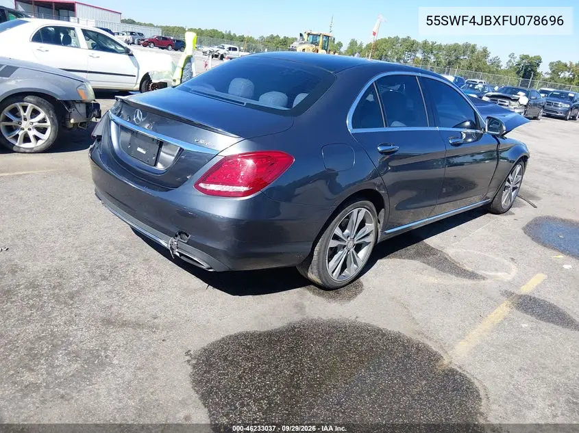 2015 MERCEDES C-KLASSE VIN 55SWF4JBXFU078696 — фото 4