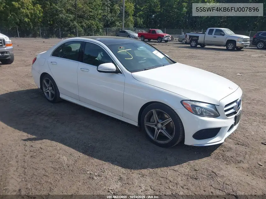 MERCEDES C-KLASSE 2015, VIN 55SWF4KB6FU007896