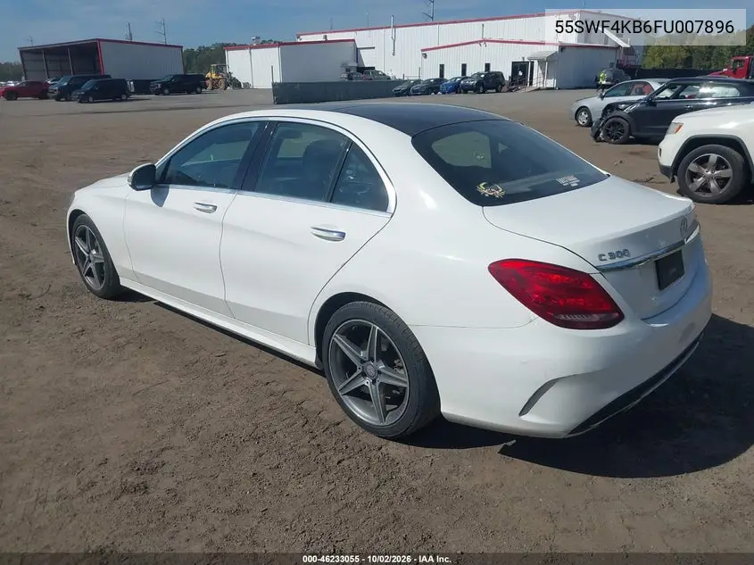 2015 MERCEDES C-KLASSE VIN 55SWF4KB6FU007896 — фото 3