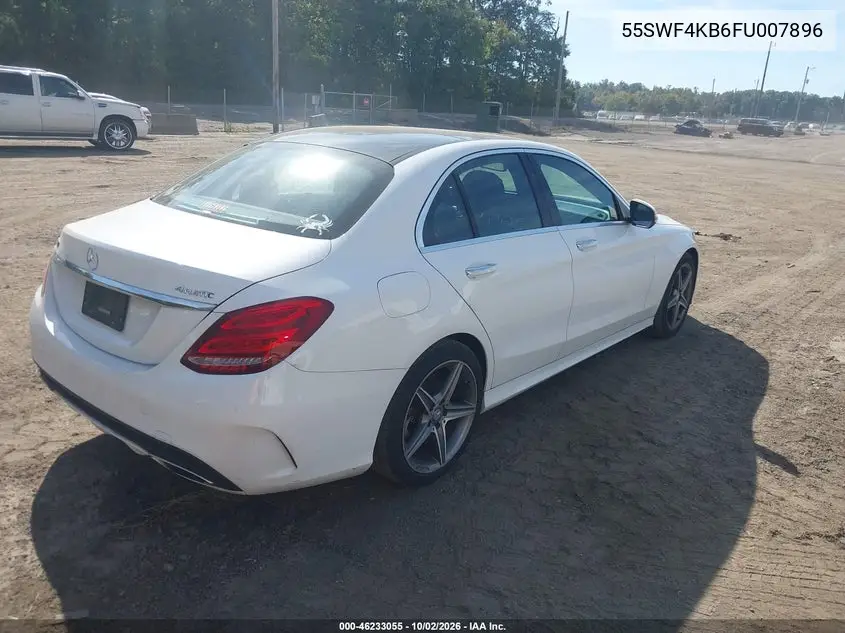 2015 MERCEDES C-KLASSE VIN 55SWF4KB6FU007896 — фото 4