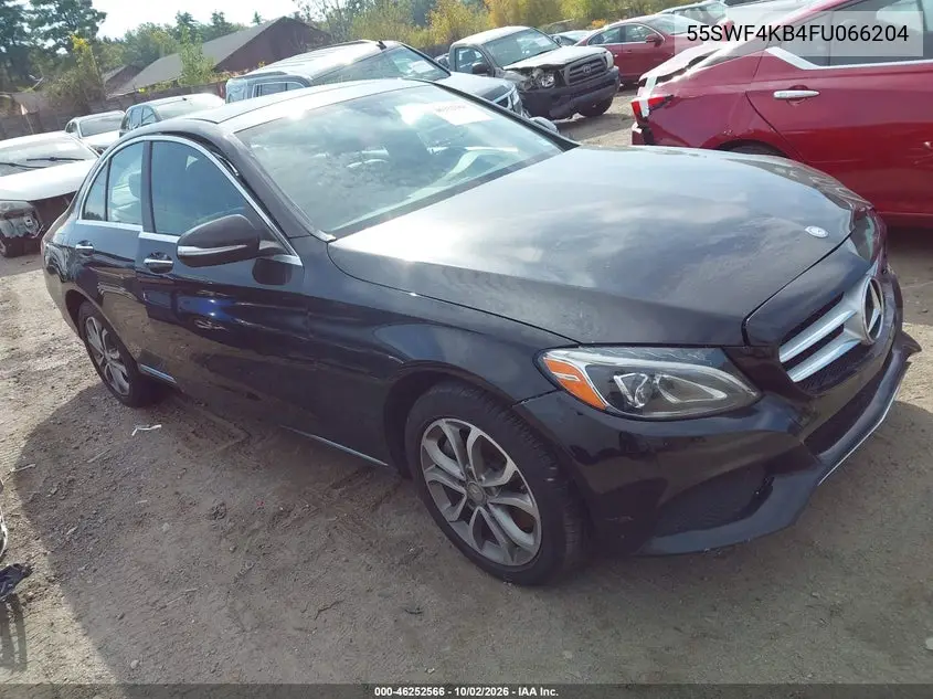 MERCEDES C-KLASSE 2015, VIN 55SWF4KB4FU066204