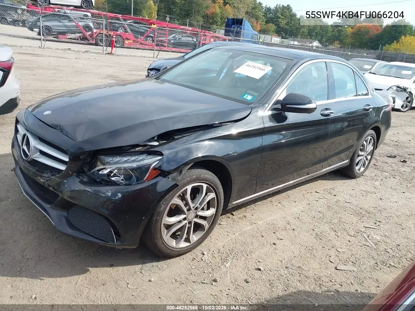 2015 MERCEDES C-KLASSE VIN 55SWF4KB4FU066204 — фото 2