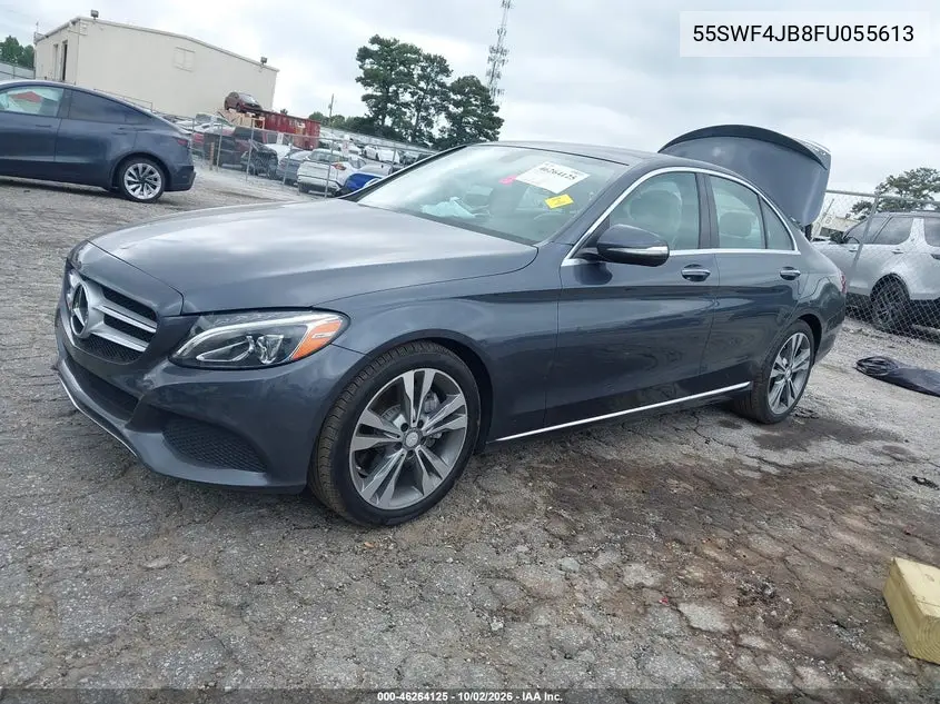 2015 MERCEDES C-KLASSE VIN 55SWF4JB8FU055613 — фото 2