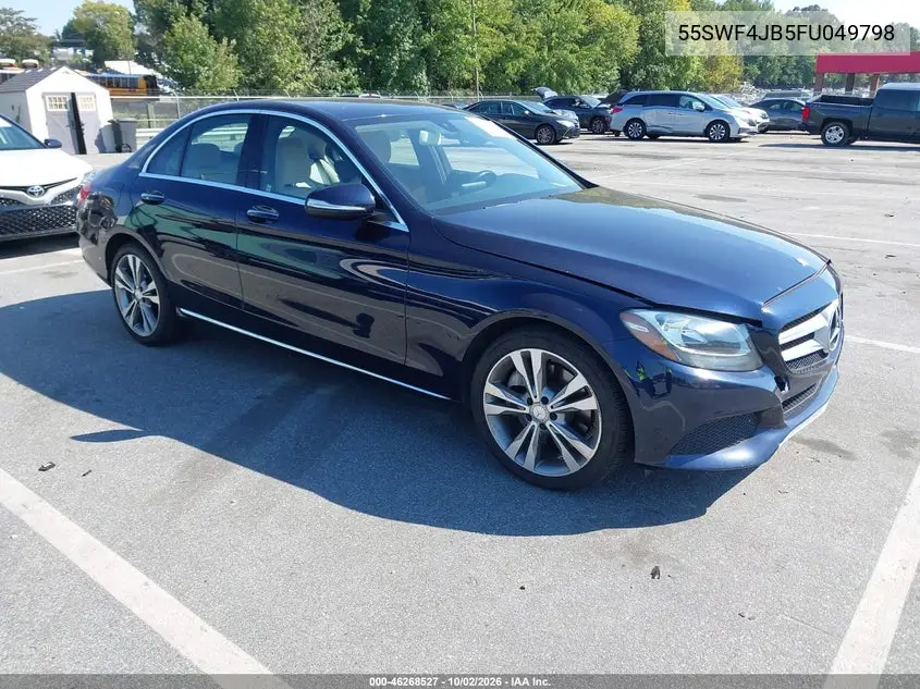 MERCEDES C-KLASSE 2015, VIN 55SWF4JB5FU049798