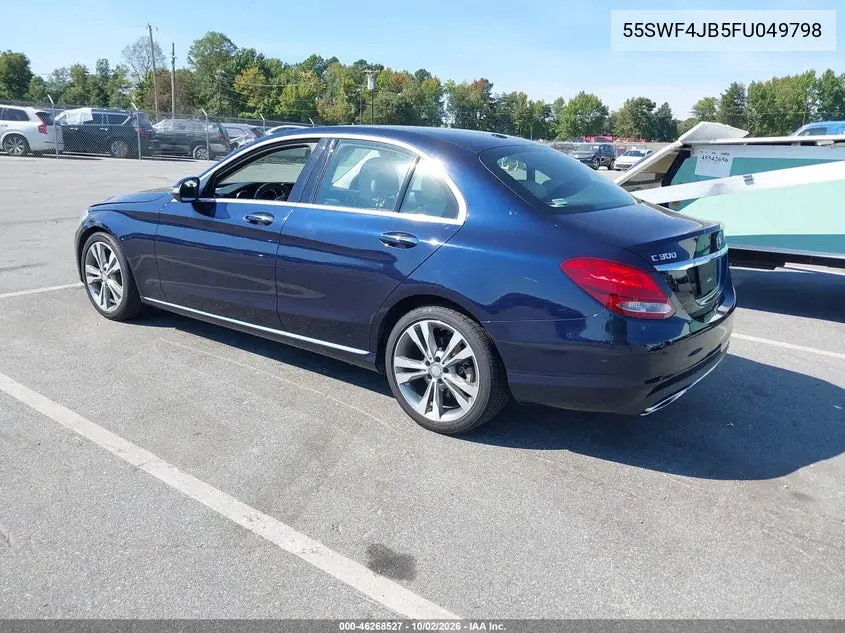 2015 MERCEDES C-KLASSE VIN 55SWF4JB5FU049798 — фото 3