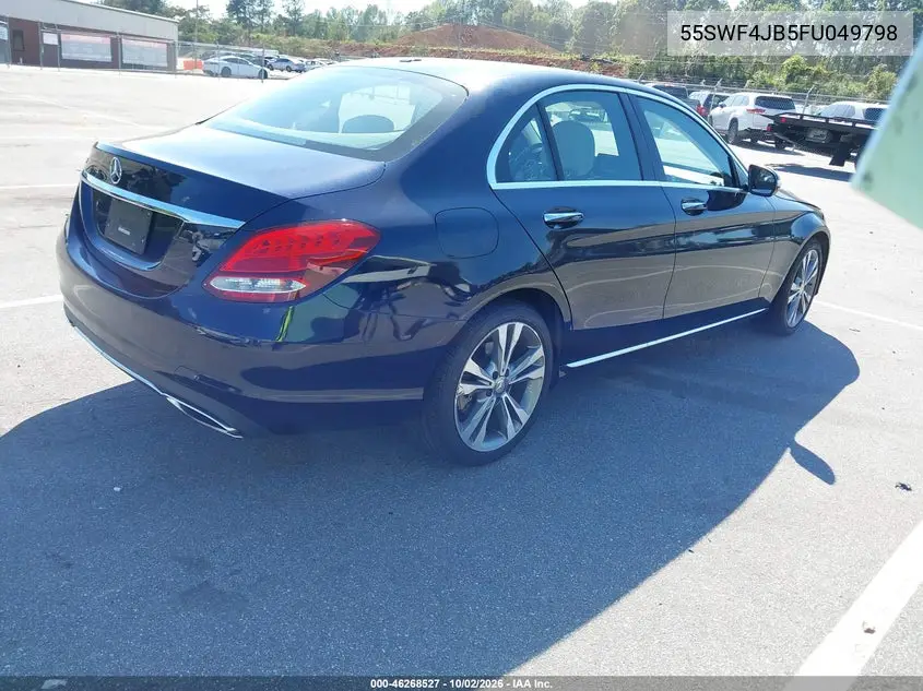 2015 MERCEDES C-KLASSE VIN 55SWF4JB5FU049798 — фото 4