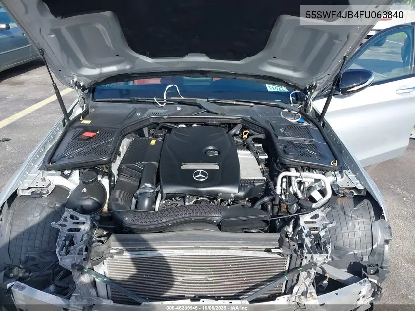 2015 MERCEDES C-KLASSE VIN 55SWF4JB4FU063840 — фото 10