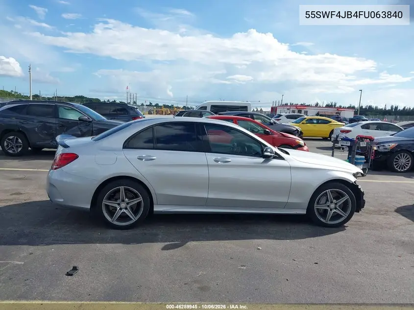 2015 MERCEDES C-KLASSE VIN 55SWF4JB4FU063840 — фото 14