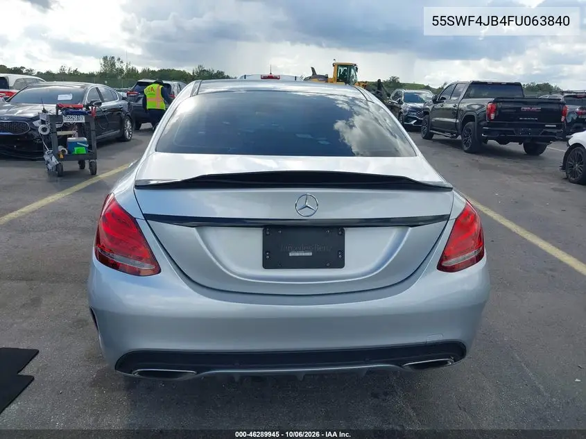 2015 MERCEDES C-KLASSE VIN 55SWF4JB4FU063840 — фото 17