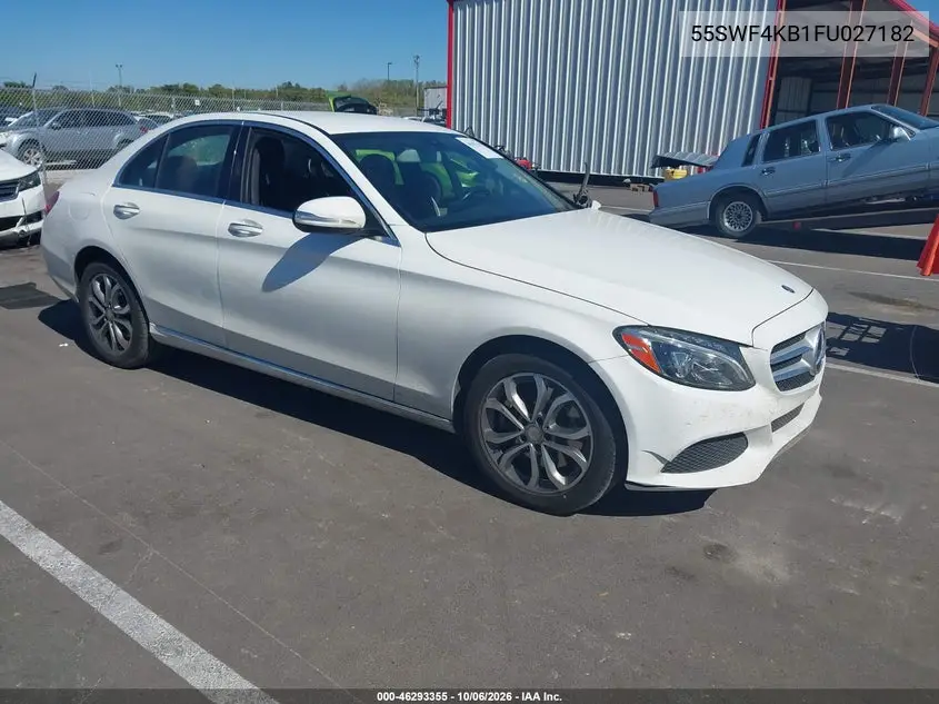 MERCEDES C-KLASSE 2015, VIN 55SWF4KB1FU027182