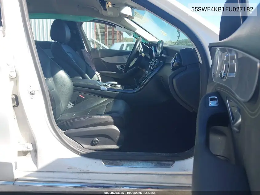 2015 MERCEDES C-KLASSE VIN 55SWF4KB1FU027182 — фото 5