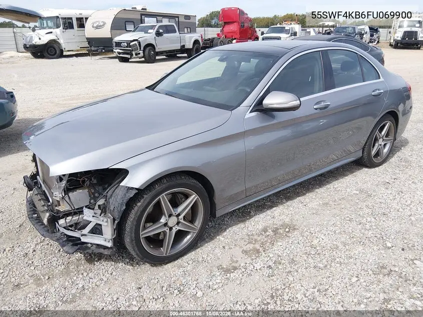 2015 MERCEDES C-KLASSE VIN 55SWF4KB6FU069900 — фото 2