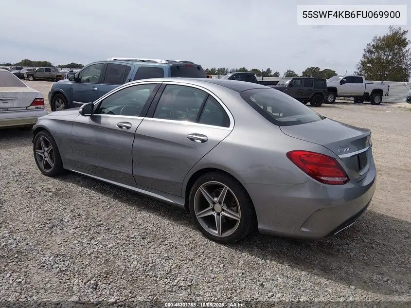 2015 MERCEDES C-KLASSE VIN 55SWF4KB6FU069900 — фото 3