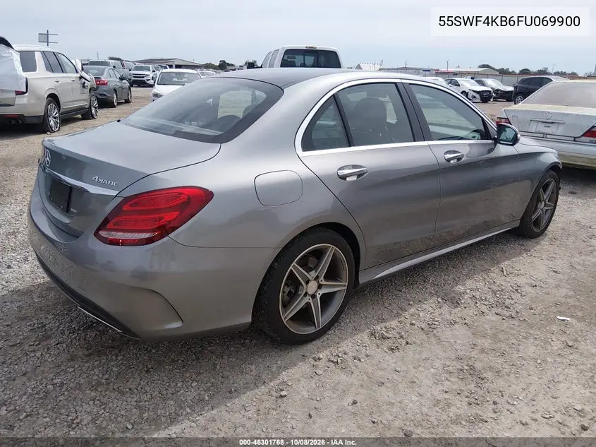 2015 MERCEDES C-KLASSE VIN 55SWF4KB6FU069900 — фото 4