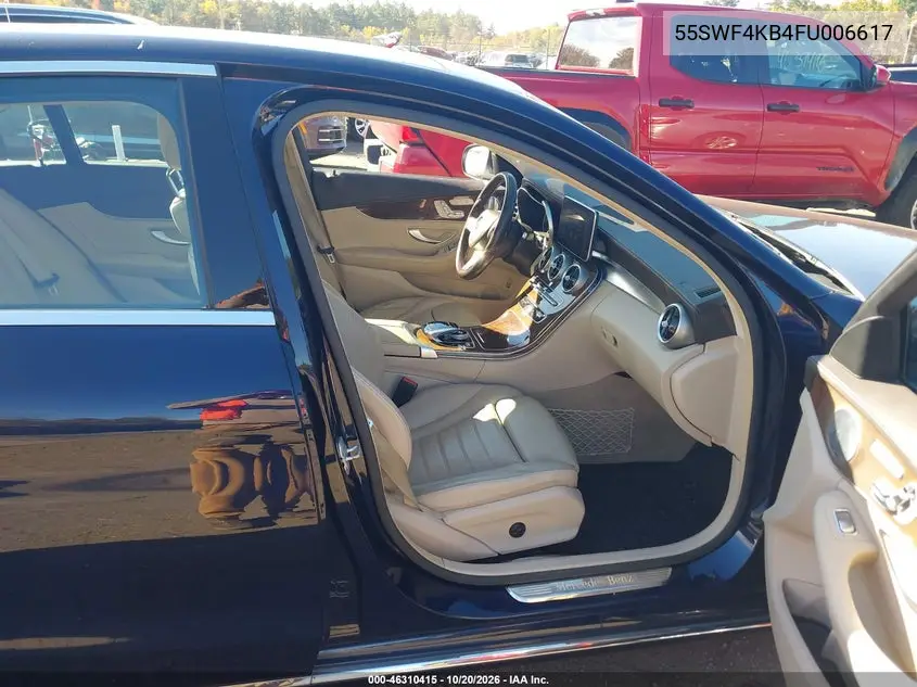 2015 MERCEDES C-KLASSE VIN 55SWF4KB4FU006617 — фото 5