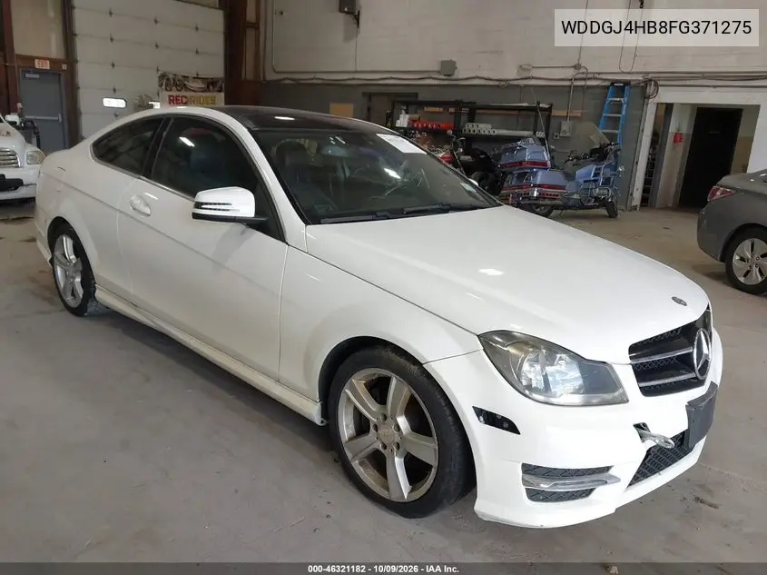 MERCEDES C-KLASSE 2015, VIN WDDGJ4HB8FG371275
