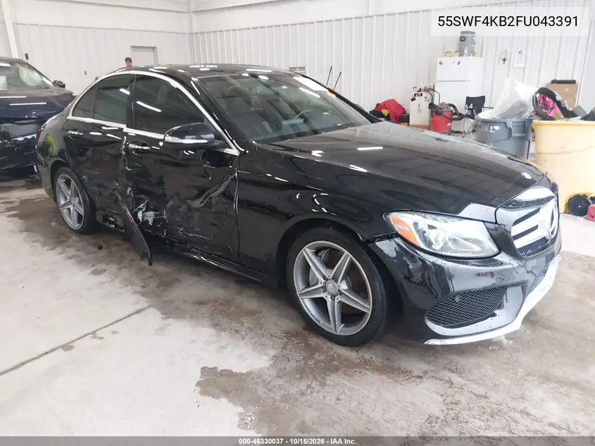 MERCEDES C-KLASSE 2015, VIN 55SWF4KB2FU043391